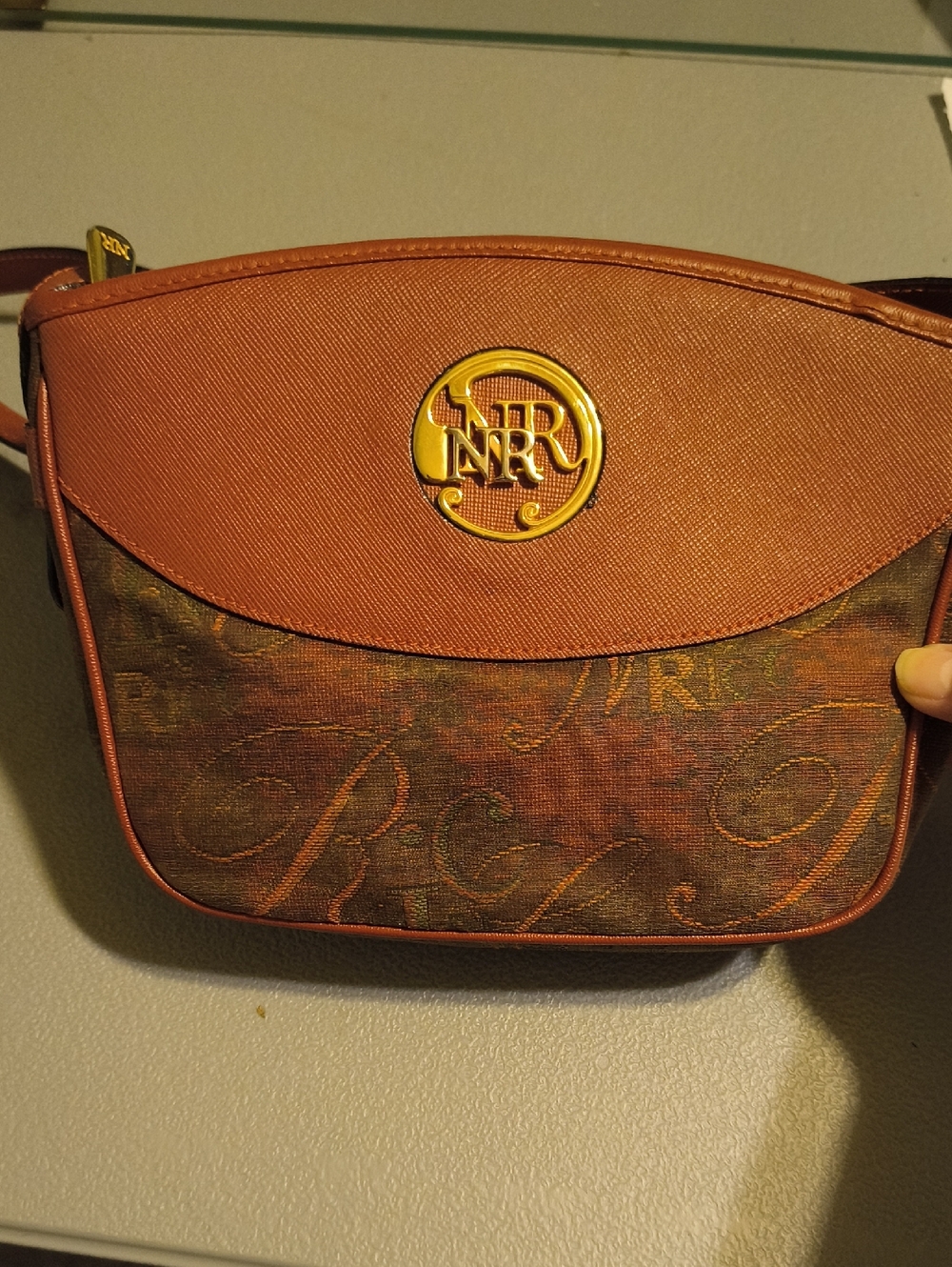 Dark Rose Vtg Nina Ricci Crossbody